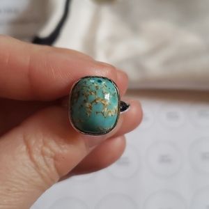 Turquoise silver ring